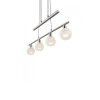 Globo ELLIOTT Hanger LED Nikkel mat, 4-lichts