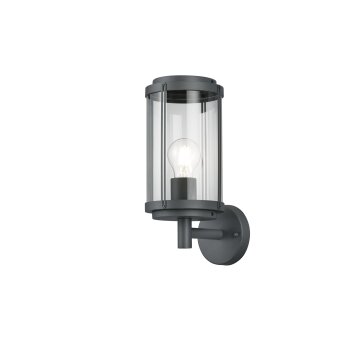 Trio Tanaro Muurlamp Antraciet, 1-licht