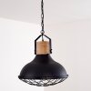 Onsala Hanger Hout donker, Zwart, 1-licht