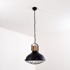 Onsala Hanger Hout donker, Zwart, 1-licht