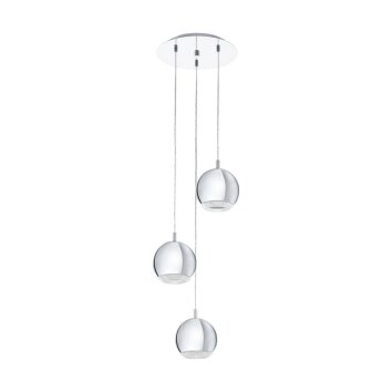 Eglo CONESSA Hanglamp LED Chroom, 3-lichts