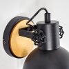 Flagstaff Muurlamp Hout licht, Zwart, 1-licht