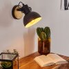 Flagstaff Muurlamp Hout licht, Zwart, 1-licht