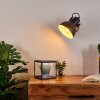 Flagstaff Muurlamp Hout licht, Zwart, 1-licht