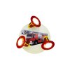 Elobra FEUERWEHRAUTO Plafondlamp Geel, Red, 3-lichts