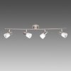 Brilliant Luca Spotbalk plafond Wit, 4-lichts