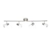 Brilliant Luca Spotbalk plafond Wit, 4-lichts