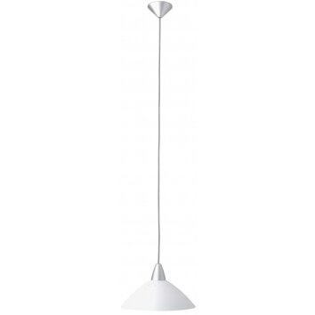 Brilliant Logo Hanglamp Wit, 1-licht