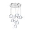 Eglo CONESSA Hanglamp LED Chroom, 10-lichts