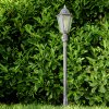 Lignac Buiten staande lamp Zwart, Zilver, 1-licht, Bewegingsmelder