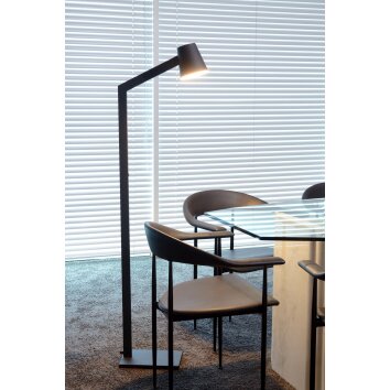 Lucide MIZUKO Staande lamp Zwart, 1-licht