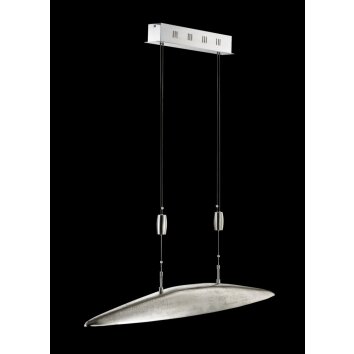 Fischer-Leuchten Shine Hanglamp LED Nikkel mat, 5-lichts