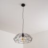 Badalucco Hanglamp Zwart, 1-licht