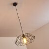 Badalucco Hanglamp Zwart, 1-licht