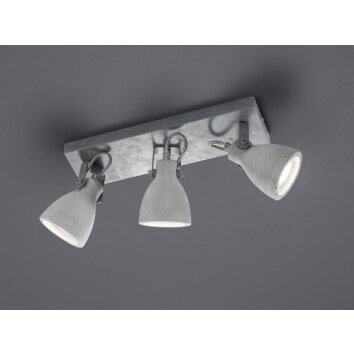 Trio CONCRETE Spotlamp LED Grijs, 3-lichts