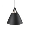 Design For The People by Nordlux Strap48 Hanglamp Zwart, 1-licht