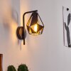 Corralejo Muurlamp Koperkleurig, Zwart, 1-licht