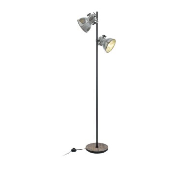 Eglo BARNSTAPLE Staande lamp Bruin, Zwart, 2-lichts