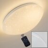 Quebec Plafondlamp LED Wit, 1-licht, Afstandsbediening, Kleurwisselaar