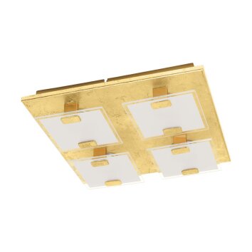 Eglo VICARO Plafondlamp LED Goud, 4-lichts