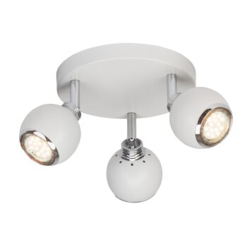 Brilliant Ina Plafondlamp LED Wit, 3-lichts