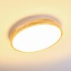 Bagaha Plafondlamp LED Hout licht, 1-licht, Afstandsbediening