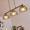 Besancon Hanglamp Bruin, Zwart, 3-lichts