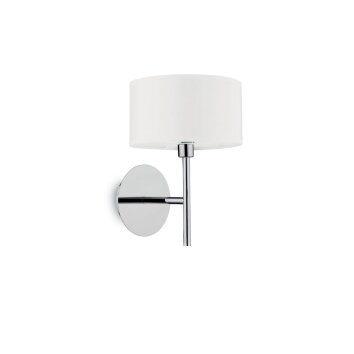 Ideallux WOODY Muurlamp Chroom, 1-licht