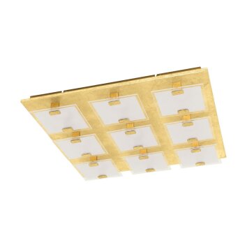 Eglo VICARO Plafondlamp LED Goud, 9-lichts