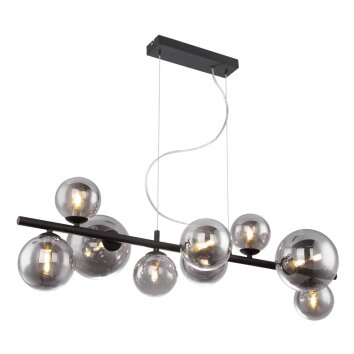 Globo JONDA Hanger LED Zwart, 9-lichts