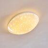 Kendal Plafondlamp LED Wit, 1-licht, Afstandsbediening, Kleurwisselaar