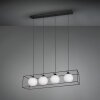 Reality GABBIA Hanglamp Zwart, 4-lichts