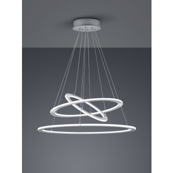 Trio Durban Hanglamp LED Nikkel mat, 1-licht