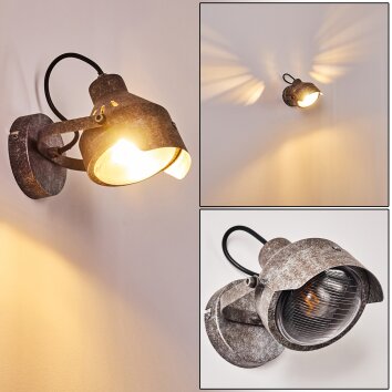 Vintage Gnosca Muurlamp Roest, 1-licht