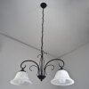 Globo Aries Hanglamp Zwart, Wit, 2-lichts