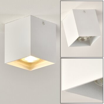 Curacao Plafondlamp Wit, 1-licht