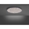 Leuchten-Direkt SPARKLE Plafondlamp LED Nikkel mat, 1-licht, Afstandsbediening