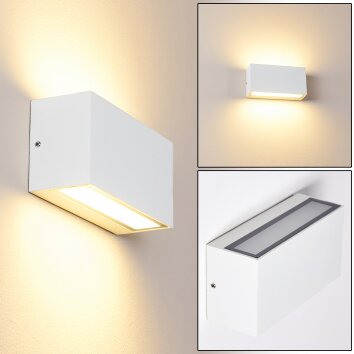 Duluth Buiten muurverlichting LED Wit, 1-licht