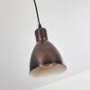 Timola Hanger Roest, Zwart, 1-licht