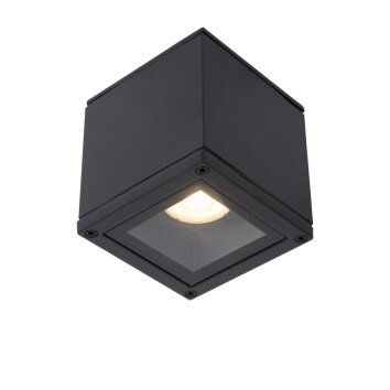 Lucide AVEN Plafond straler Zwart, 1-licht