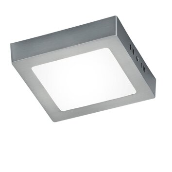 Trio ZEUS Plafondlamp LED Nikkel mat, 1-licht