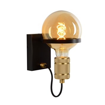 Lucide OTTELIEN Muurlamp Zwart, 1-licht