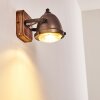 Glostrup Wandlamp Bruin, roestvrij staal, 1-licht