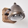 Glostrup Wandlamp Bruin, roestvrij staal, 1-licht