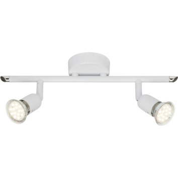 Brilliant Loona Plafond spot LED Wit, 2-lichts