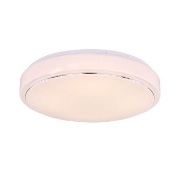 Globo KALLE Plafondlamp LED Wit, 1-licht