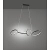 Trio RONDO Hanglamp LED Zwart, 1-licht