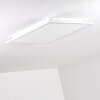 Salmi Plafondlamp LED Wit, 1-licht, Afstandsbediening, Kleurwisselaar