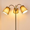 Ascona Staande lamp Nikkel mat, 3-lichts