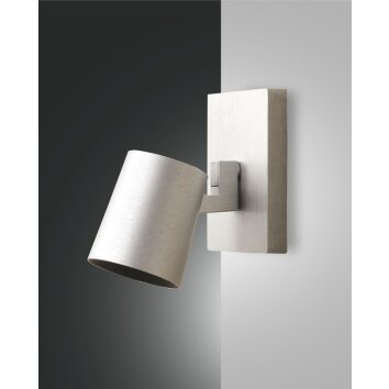 Fabas Luce Modo Muurlamp Aluminium, 1-licht